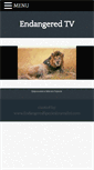 Mobile Screenshot of endangeredtv.com